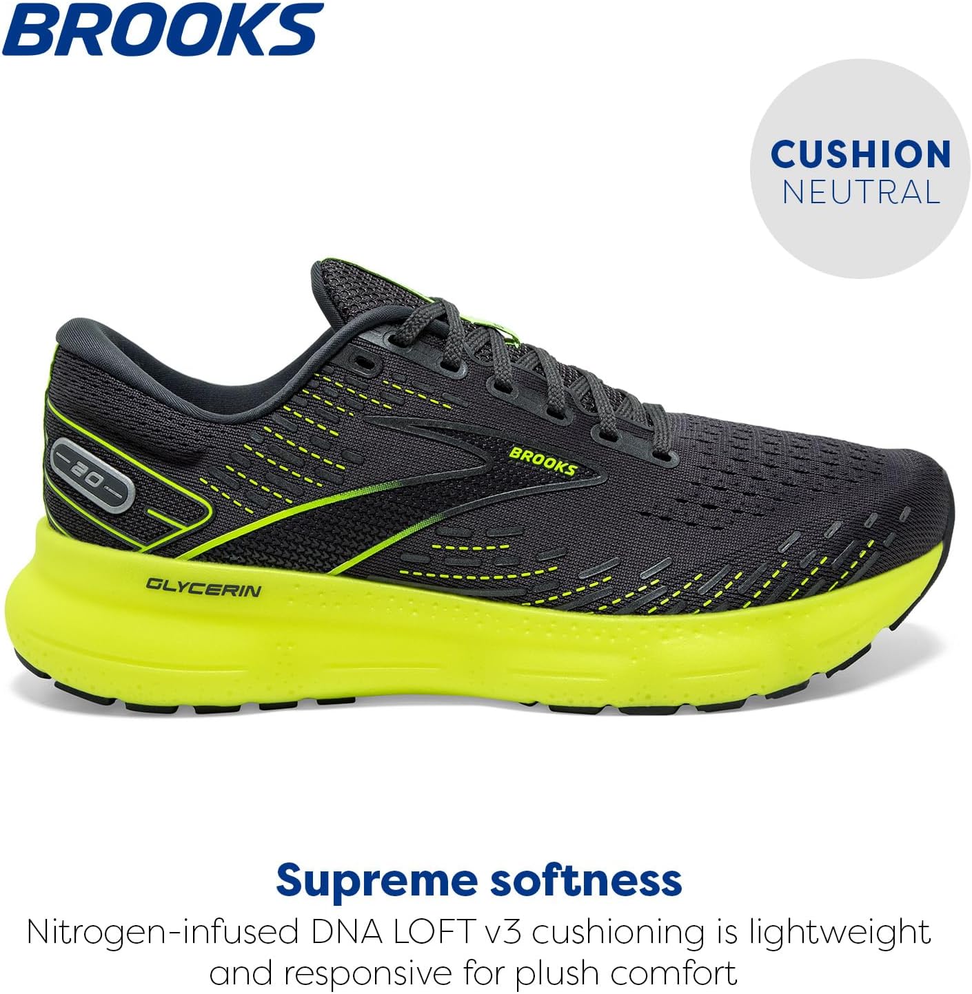 Brooks Women's Glycerin 20 Neutral Running Shoe
