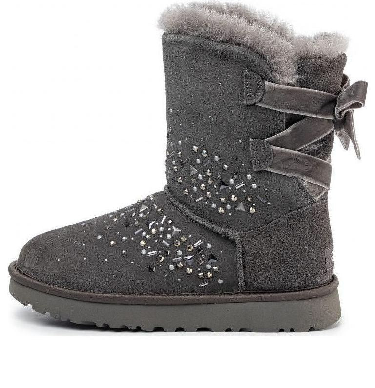 (WMNS) UGG Classic Galaxy Bling Short Boots 'Grey' 1103798CHRC