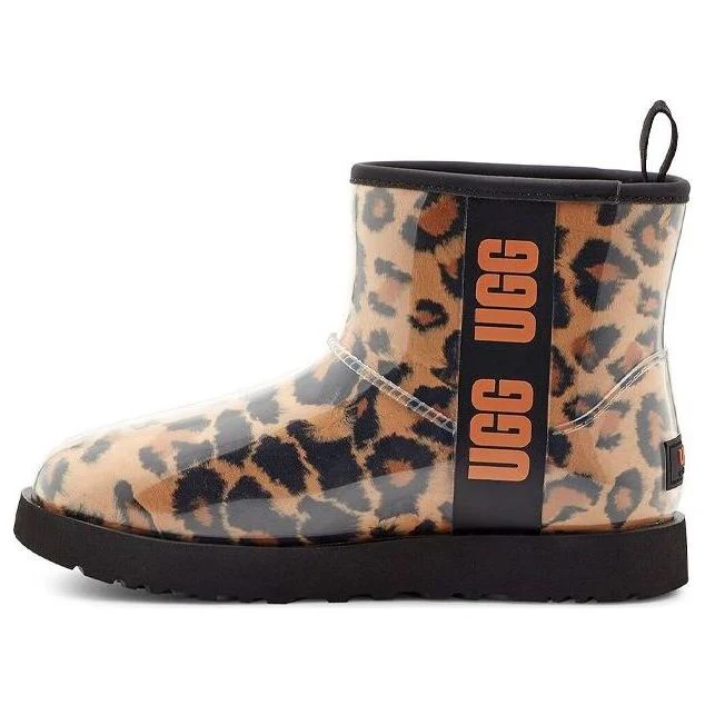 (WMNS) UGG Classic Clear Mini LOGO 'Black' 1122512-BTC