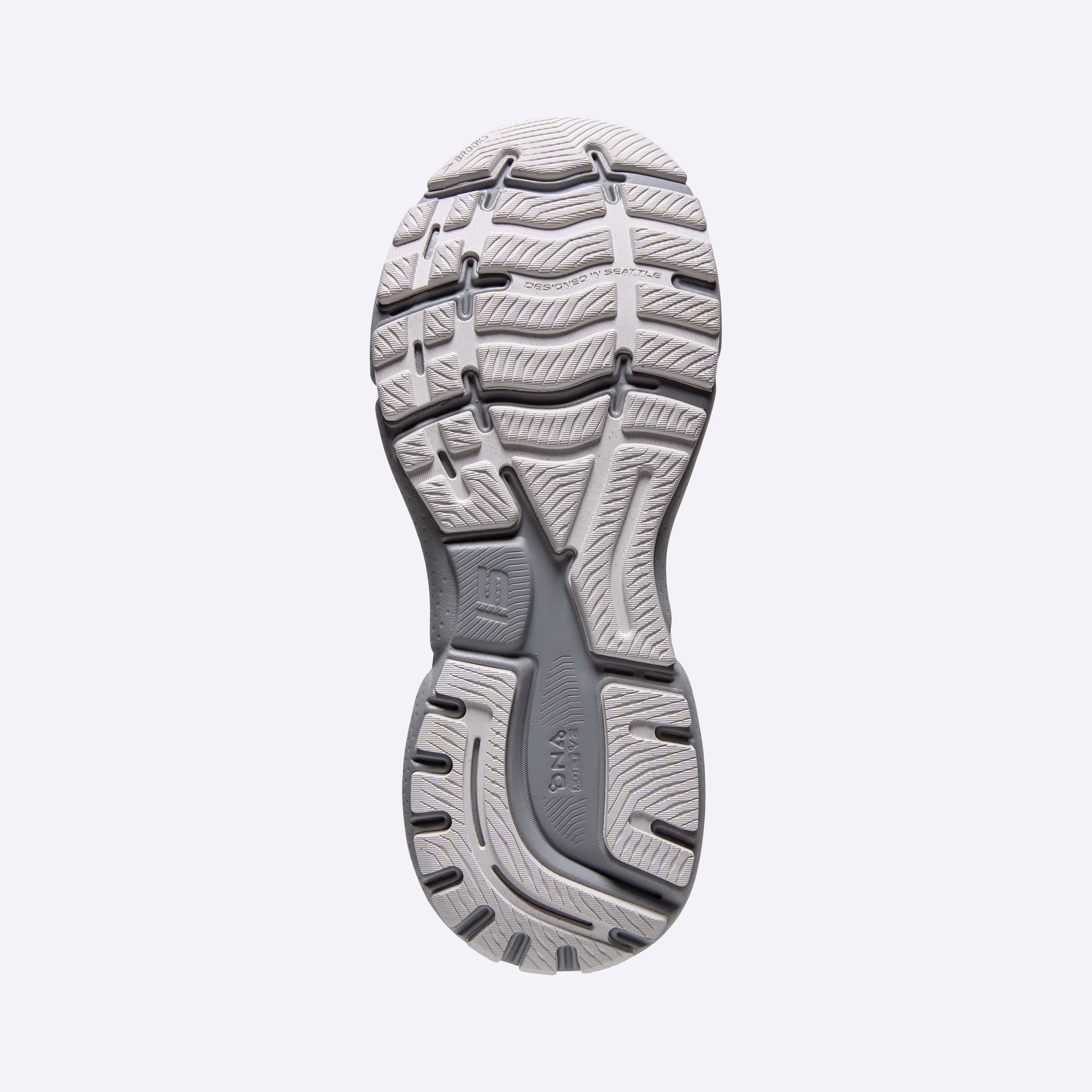 Women's Brooks, Ghost 15 Neutral Running Shoe -- Blue/White (Green Silence)