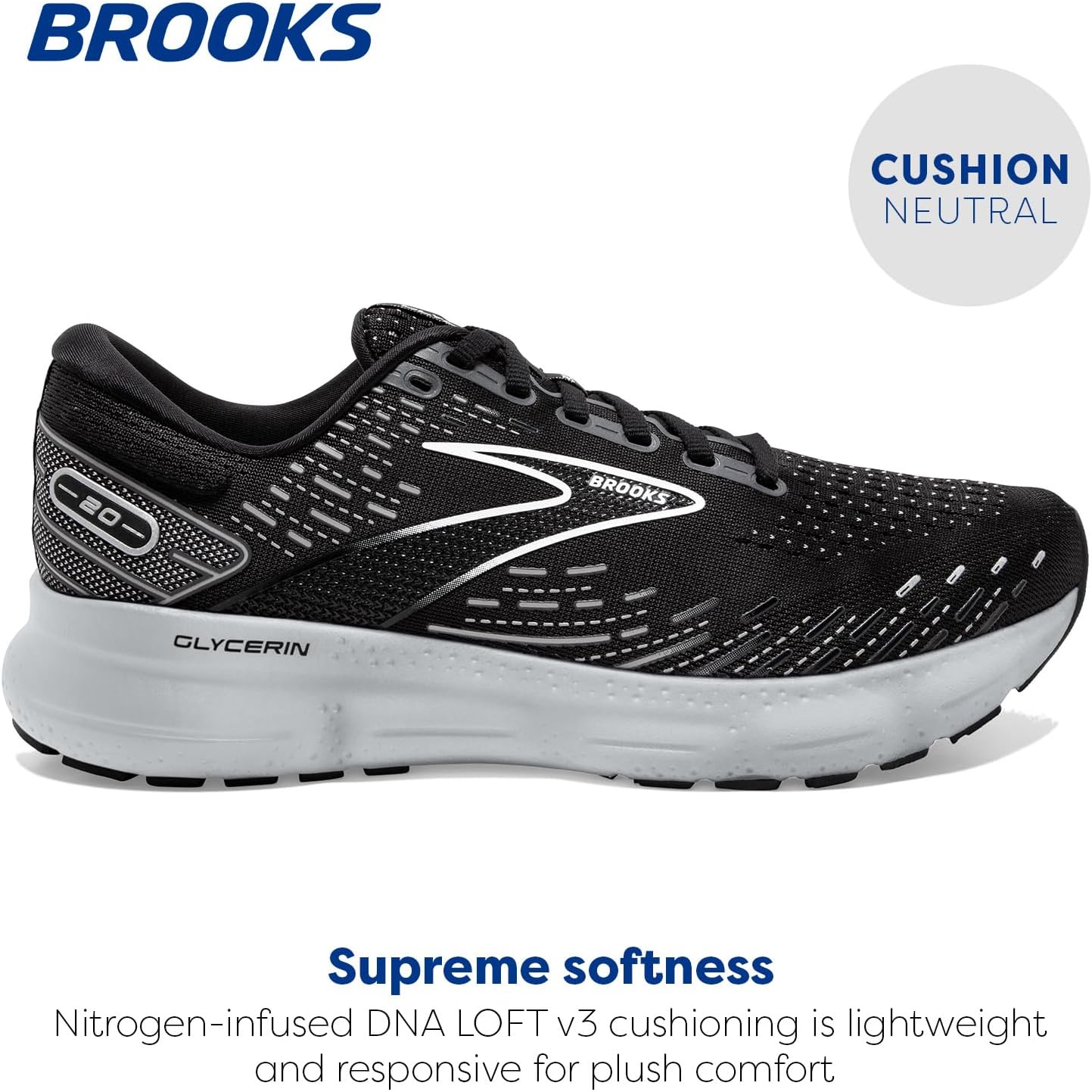 Brooks Women's Glycerin 20 Neutral Running Shoe