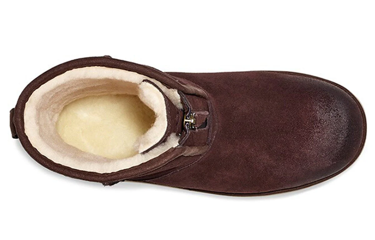 UGG Classic Short Front Zip Boot 'Stout Brown' 1106438-STT