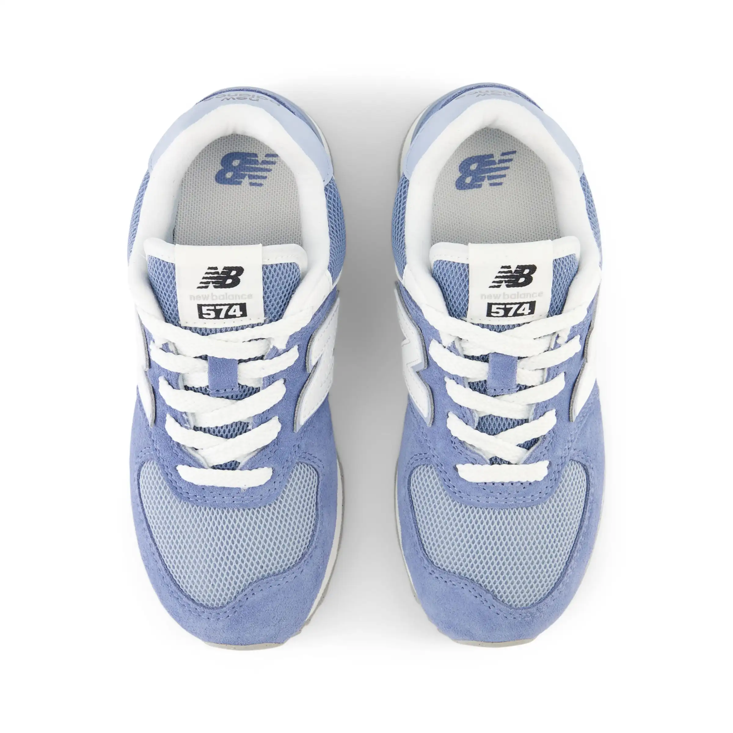 574 - Mercury Blue with White