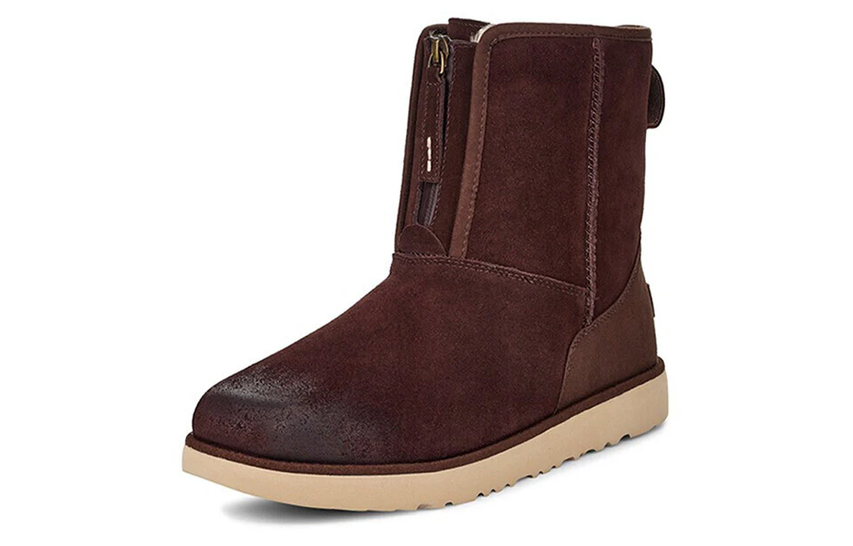 UGG Classic Short Front Zip Boot 'Stout Brown' 1106438-STT