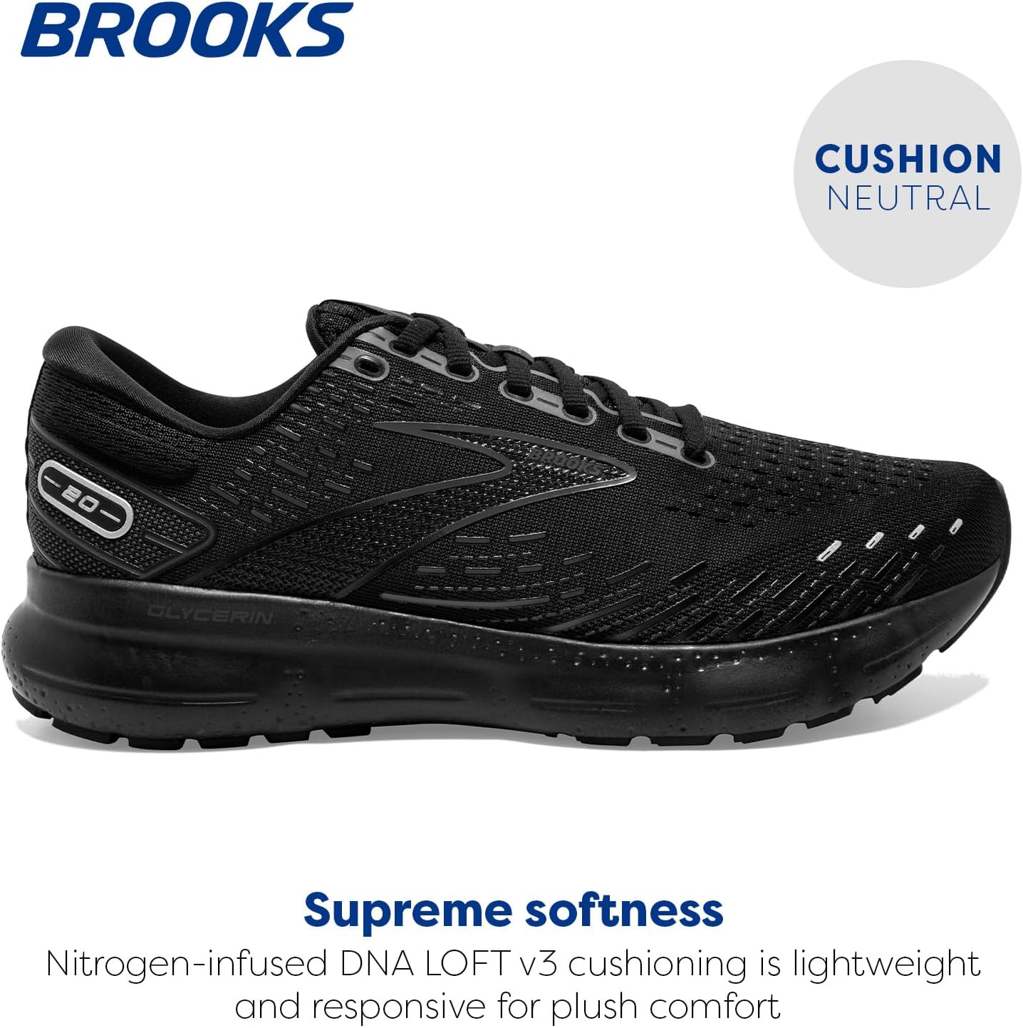 Brooks Women's Glycerin 20 Neutral Running Shoe