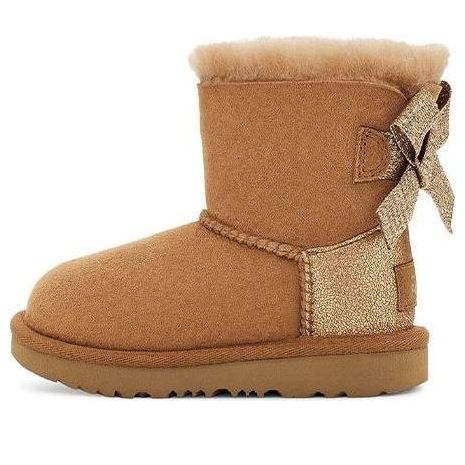 UGG Mini Bailey Bow Glitz 'Brown Beige' 1123617T-CHE