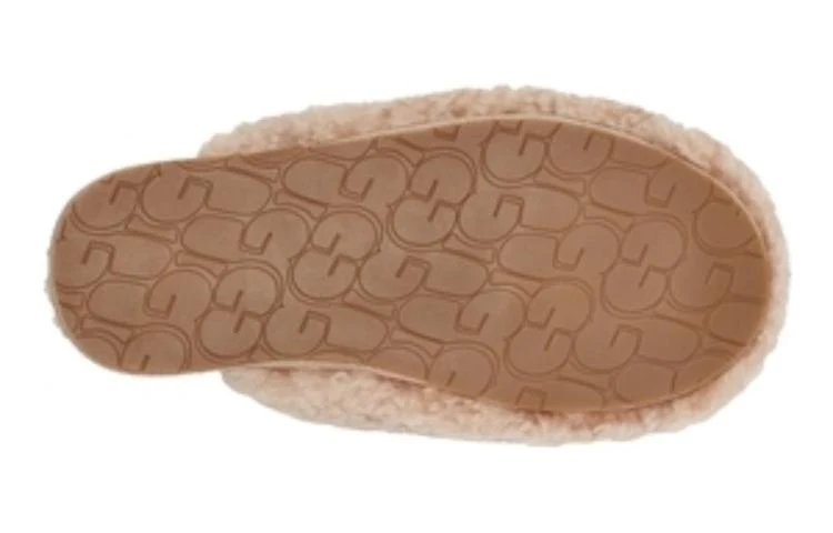 (WMNS) UGG Maxi Curly Slide 'Sand' 1133151-SAN