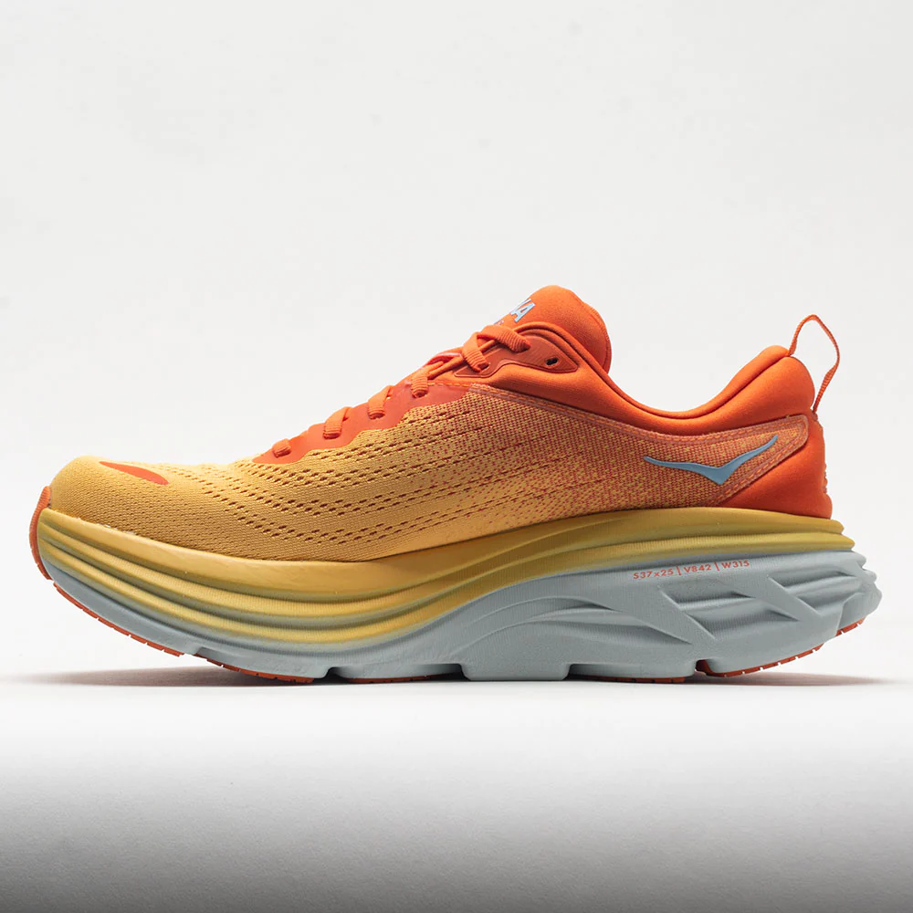 HOKA Bondi 8 Men's Puffin's Bill/Amber Yellow