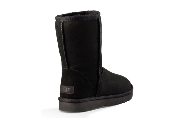 (WMNS) UGG Classic Short II Fleece Lined Black 1016223-BLK