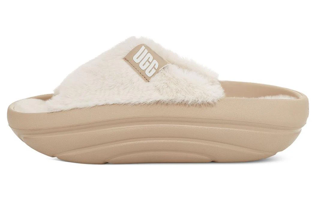 (WMNS) UGG FoamO UGGplush Slide 'Mustard Seed' 1143849-MDSD