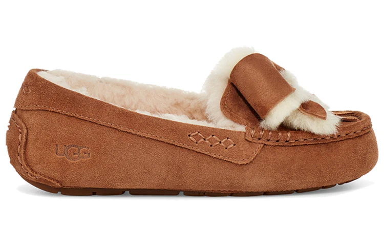 (WMNS) UGG ANSLEY Sports Casual Shoes 'Chestnut Brown' 1113470-CHE