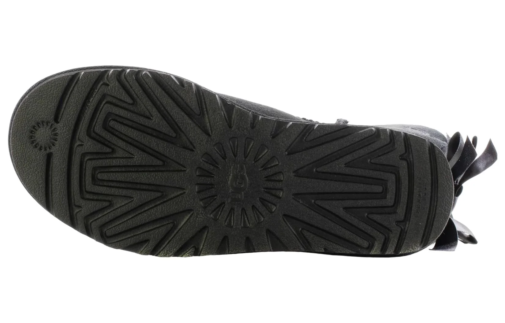 (WMNS) UGG Mini Bailey Bow II Boot Fleece Lined Black 1016225-BLK