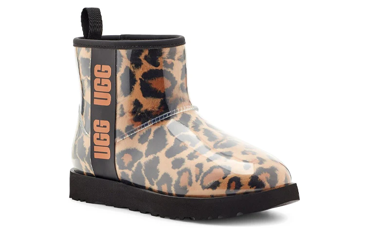 (WMNS) UGG Classic Clear Mini LOGO 'Black' 1122512-BTC