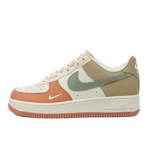 NIKE Air Force 1 07 Low Green White Orange