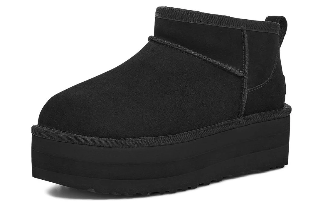 (WMNS) UGG Classic Ultra Mini Platform 'Black' 1135092-BLK