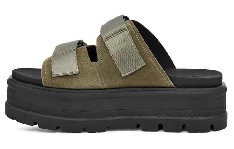 (WMNS) UGG Clem Outdoor Thick Sole Fashion Sandals 'Brown' 1118771-BOSD