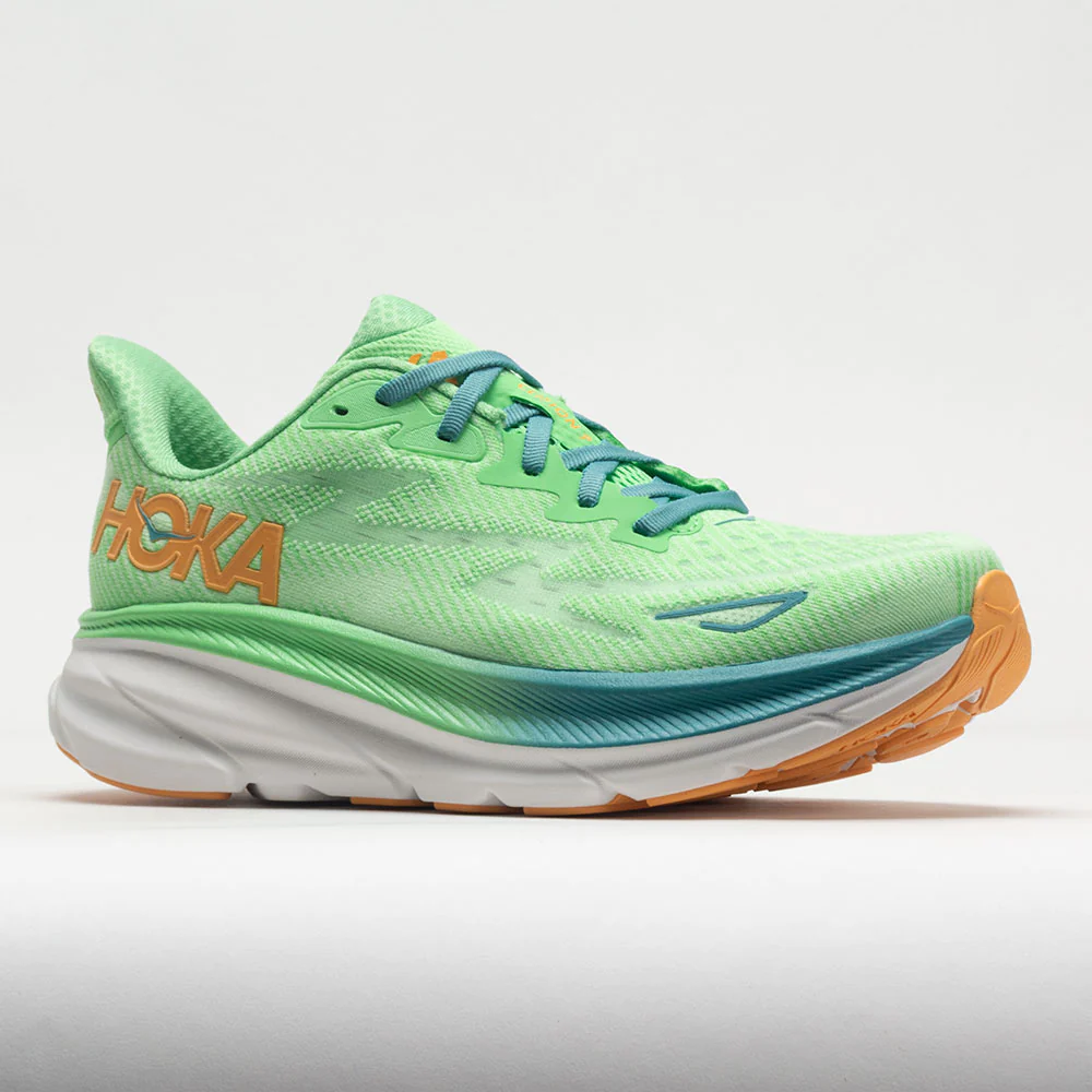 HOKA Clifton 9 Men's Zest/Lime Glow