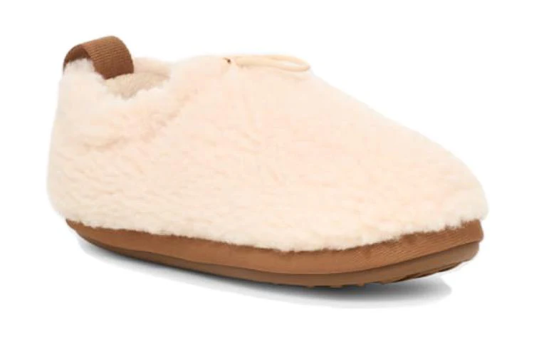 (TD) UGG Plushy Slippers 'Cream Brown' 1143792K-NCHS