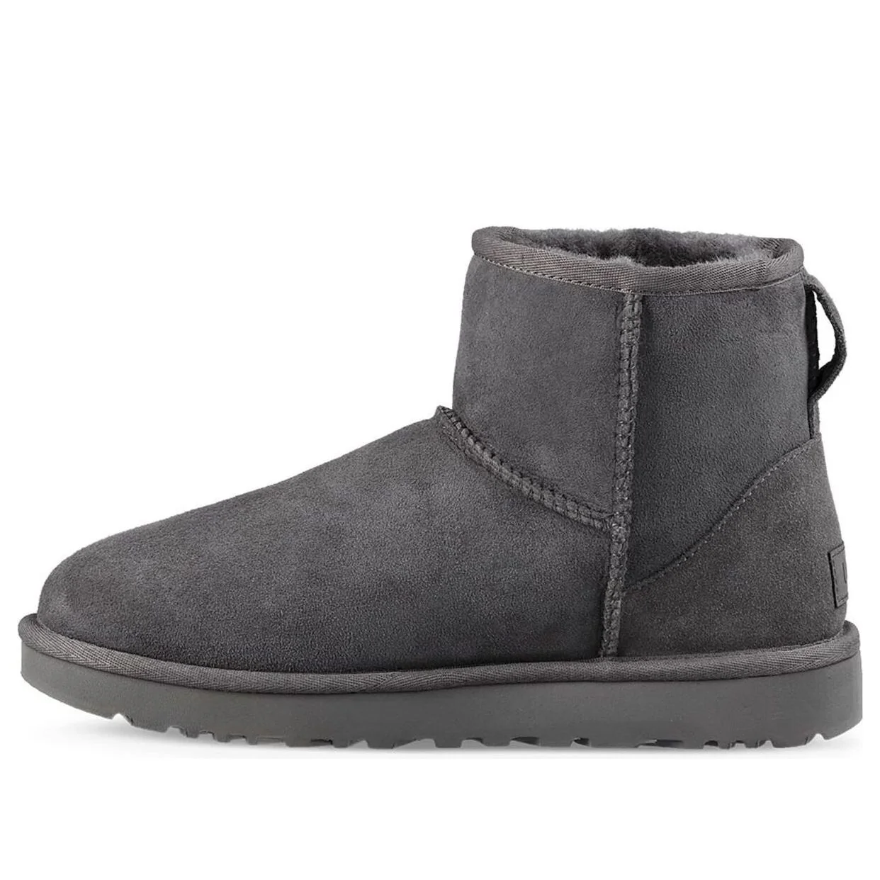 (WMNS) UGG W Classic Mini II Fleece Lined Gray 1016222-GREY
