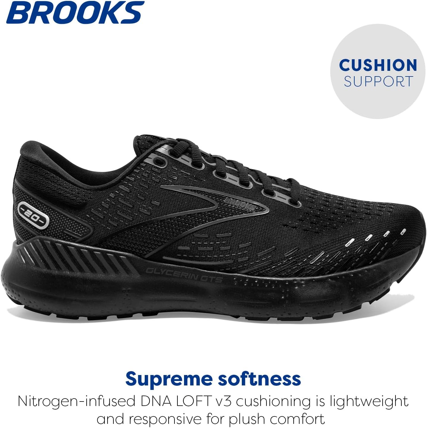 Brooks Women's Glycerin GTS 20 Supportive Running Shoe