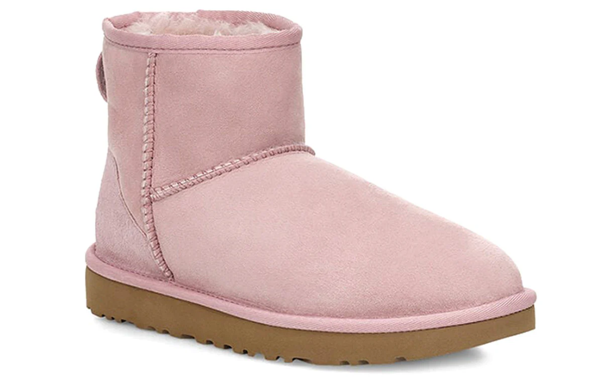 (WMNS) UGG Classic Mini II Fleece Lined Pink 1016222-PCRY