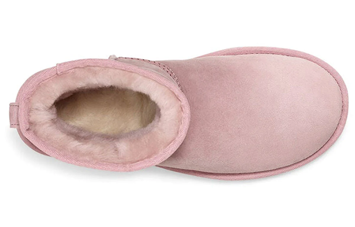 (WMNS) UGG Classic Mini II Fleece Lined Pink 1016222-PCRY