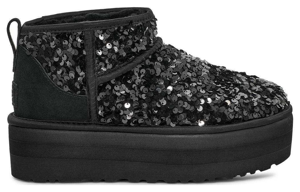 (WMNS) UGG Ultra Mini Chunky Sequin 1135060-BLK