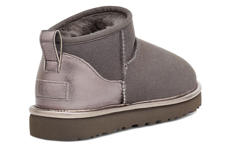 (WMNS) UGG Classic Ultra Mini Shine 'Charcoal' 1123634-CHRC