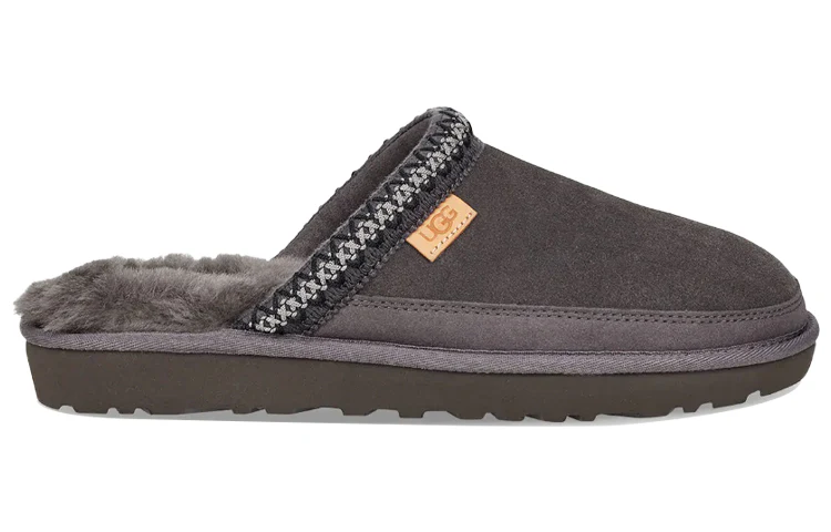 UGG Tasman Slip On Gray Slippers 1103900-DGRY