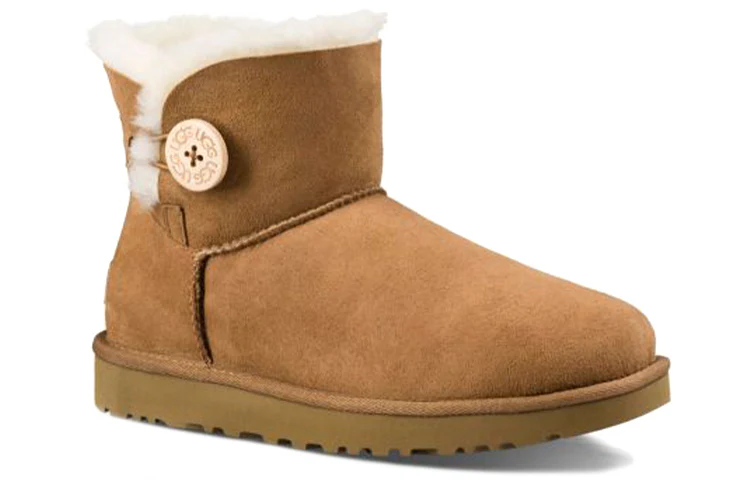 (WMNS) UGG Mini Bailey Button II Boot Fleece Lined 1016422-CHE