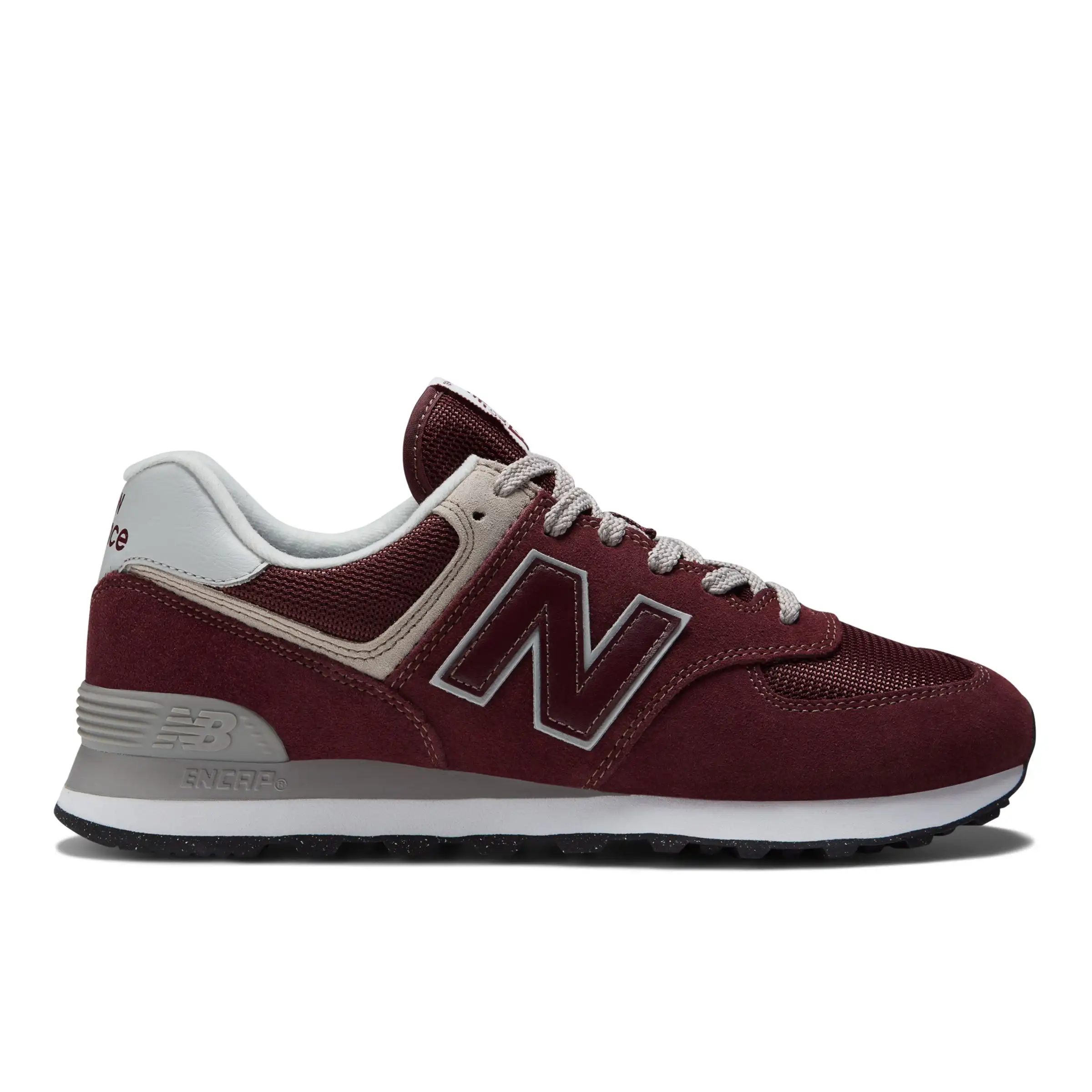 574 Core - Burgundy with White