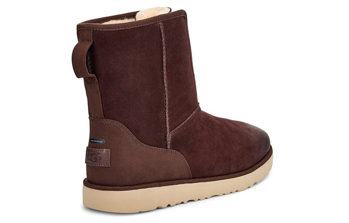 UGG Classic Short Front Zip Boot 'Stout Brown' 1106438-STT