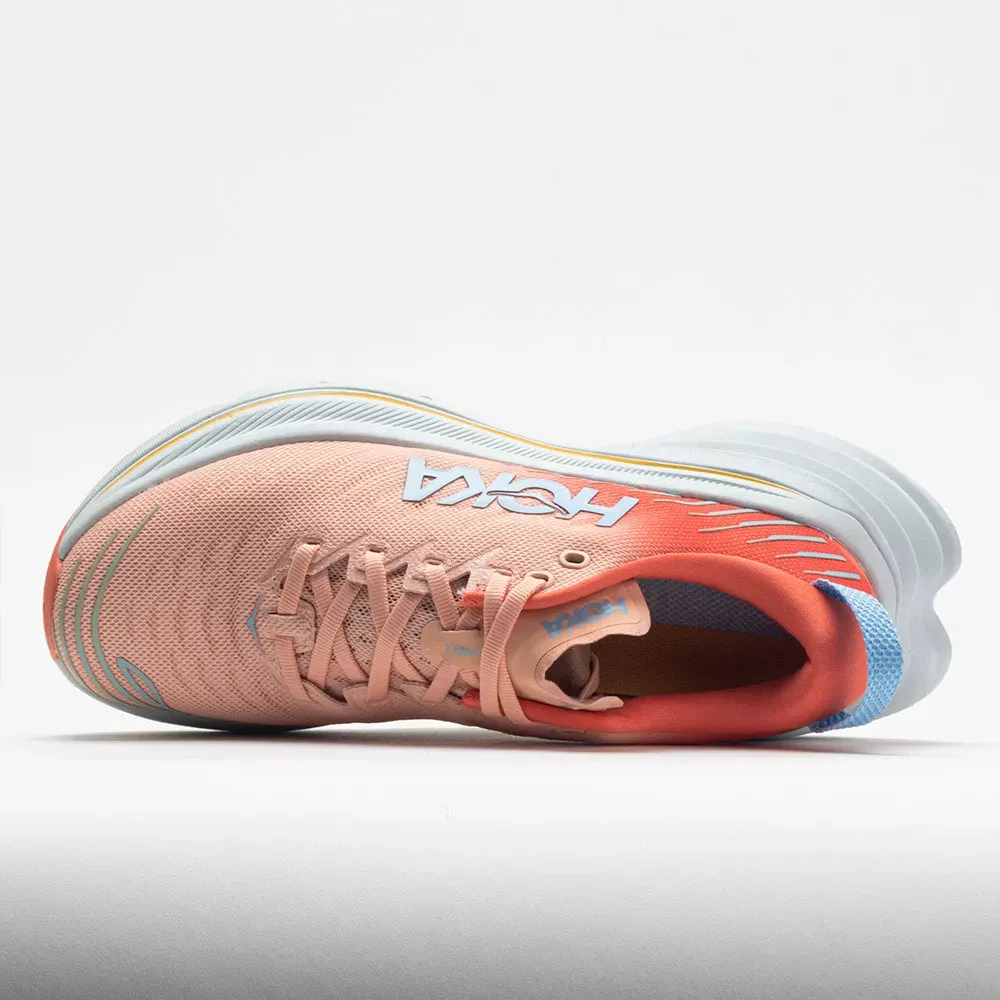 Hoka One One Bondi  X Women's Camellia/Peach Parfait