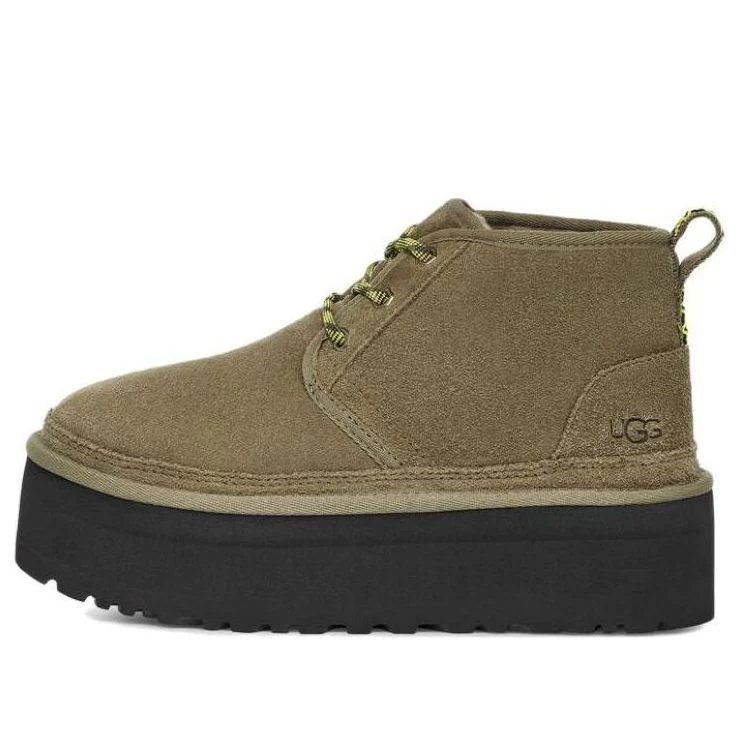 (WMNS) UGG Neumel Heritage Platform 'Burnt Olive' 1130604-BTOL