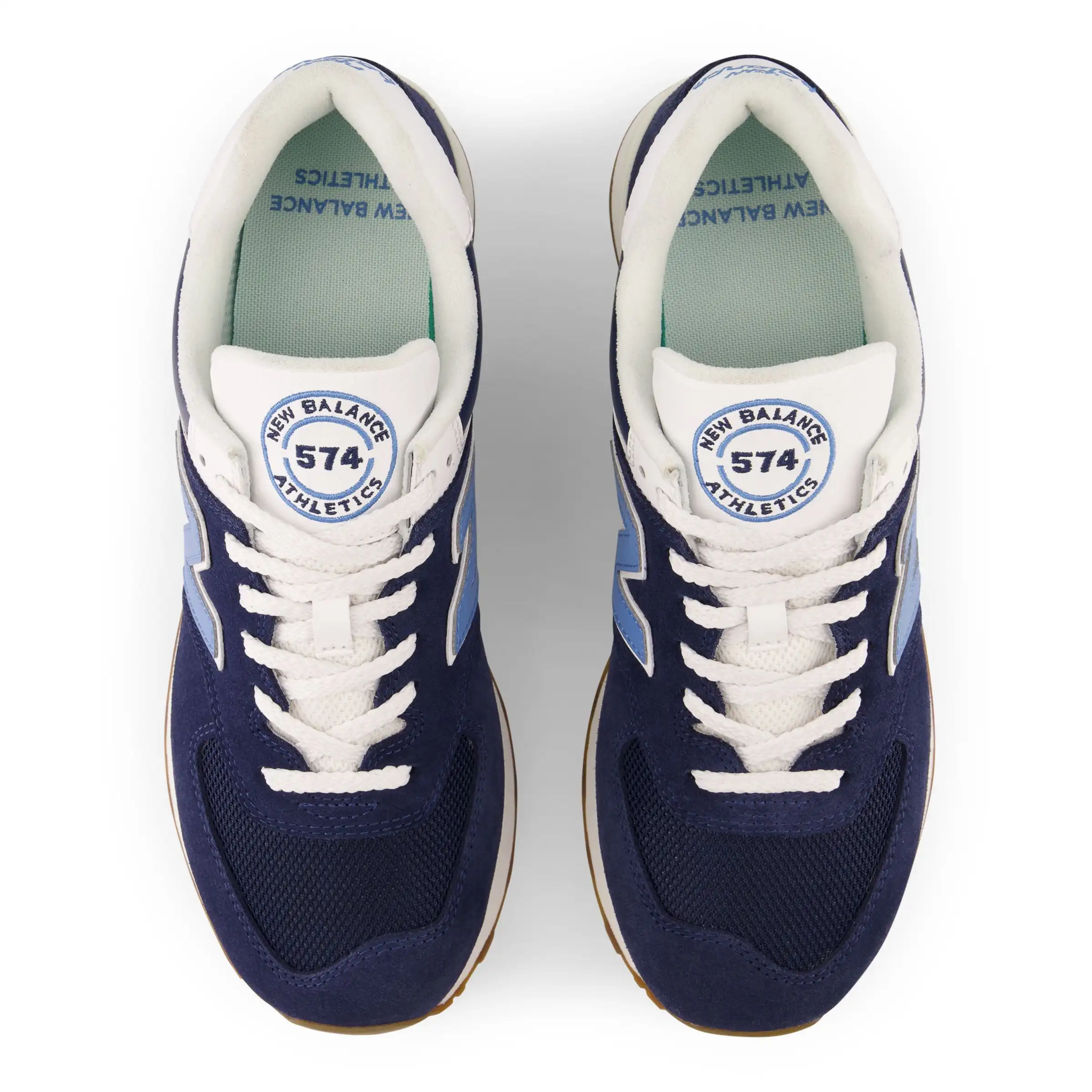 574 - Navy with White