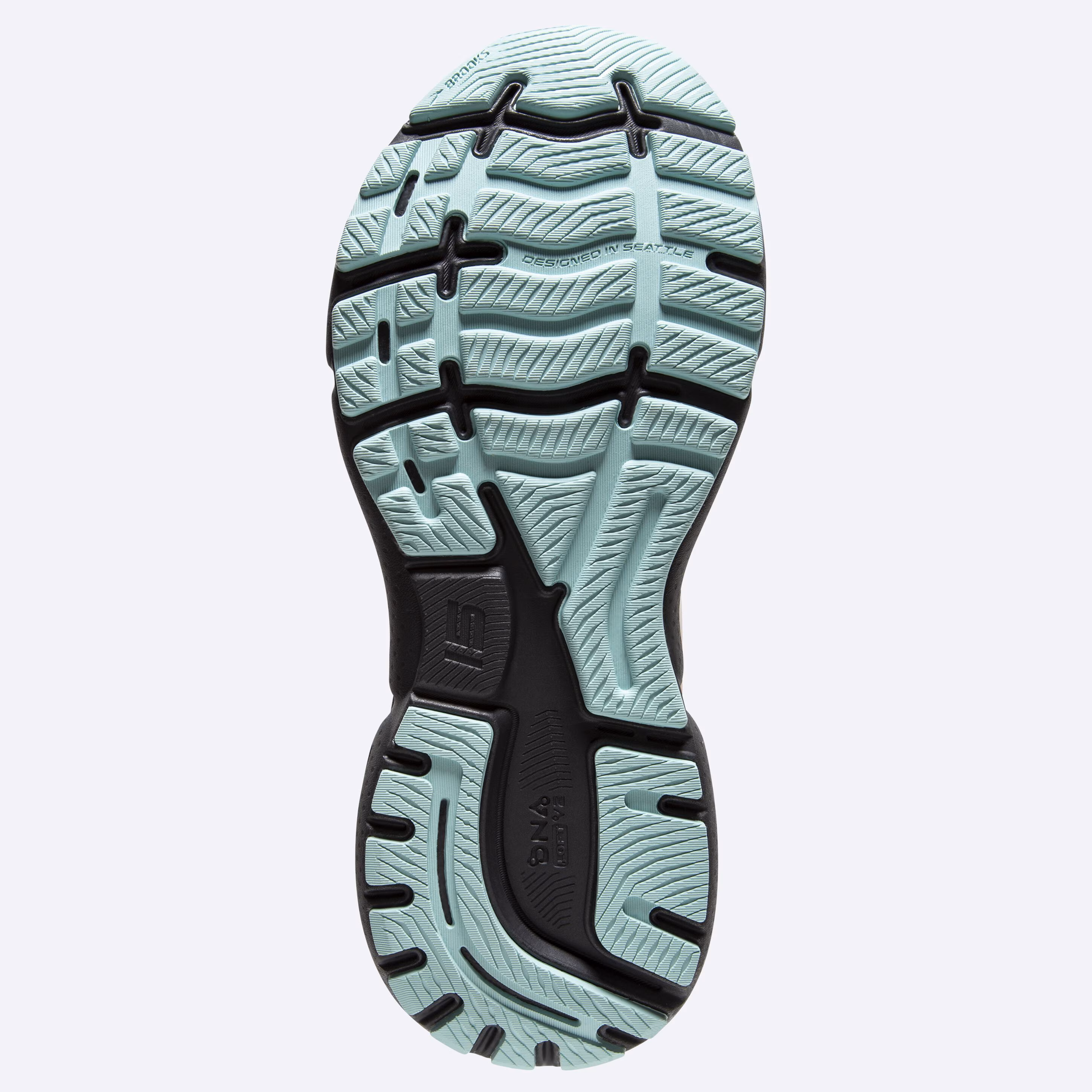 Women's Brooks, Ghost 15 Neutral Running Shoe -- Blue/Ebony/Nightlife