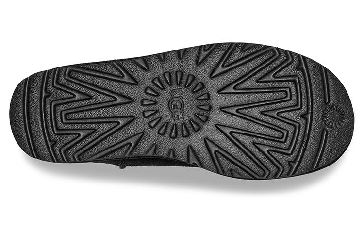 (WMNS) UGG Classic Ultra Mini Broken Logo 'Black White' 1126373-BLK