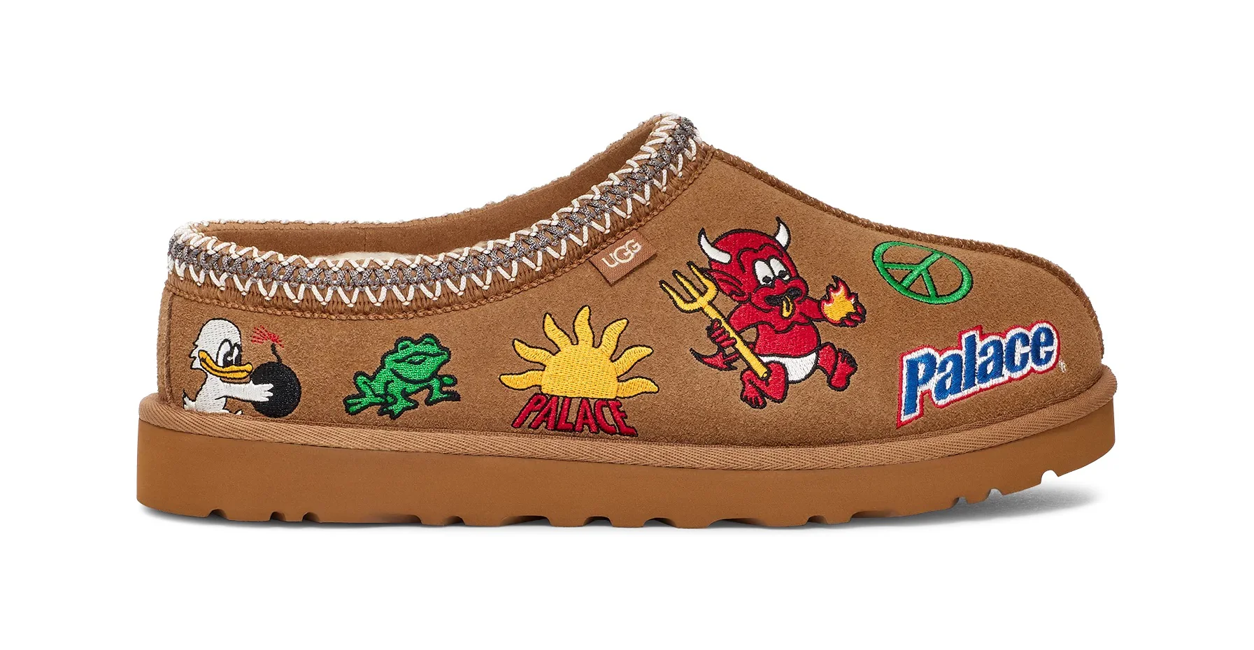 UGG x Palace Tasman Slipper 'Chestnut' 1157290-CHE