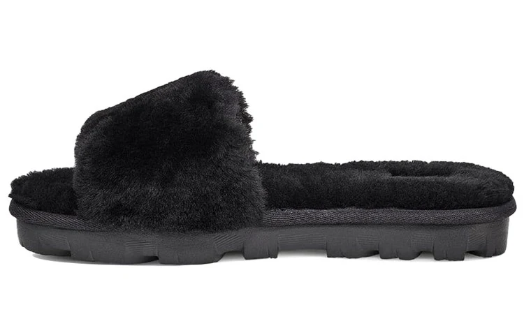 (WMNS) UGG Cozette Slide Black Slippers 1100892-BLK