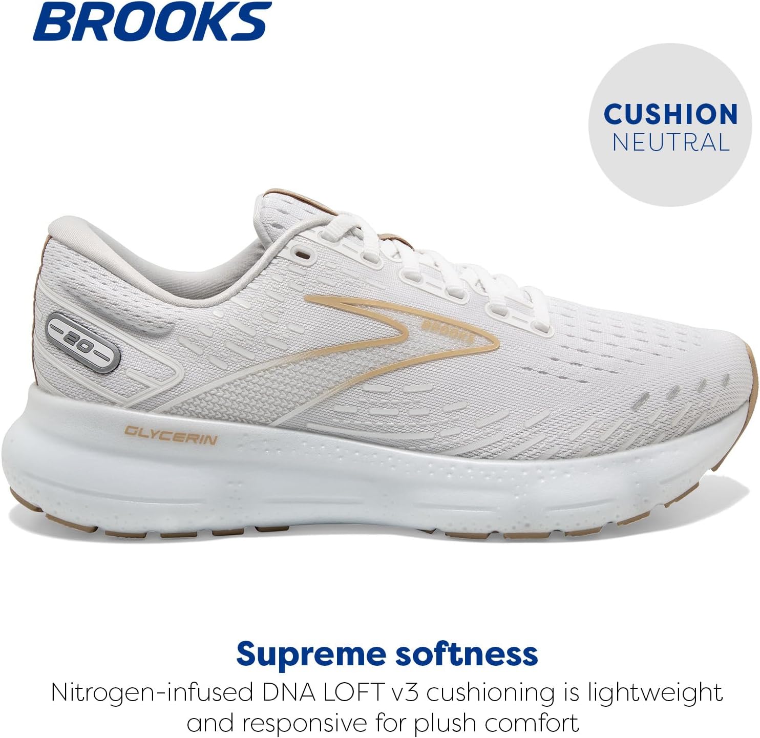 Brooks Women's Glycerin 20 Neutral Running Shoe