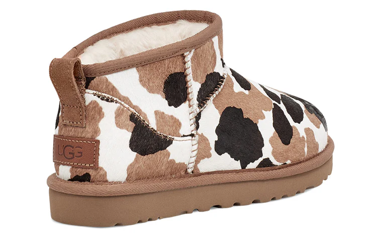 (WMNS) UGG Classic Ultra Mini 'Cow Print' 1123630-CHE