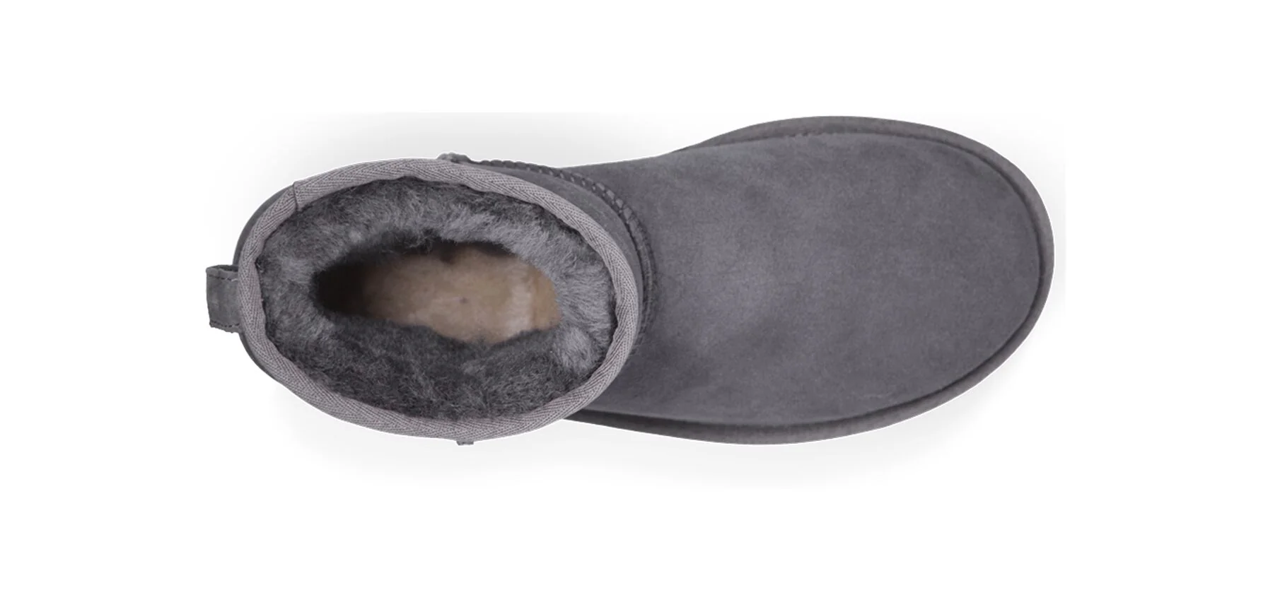 (WMNS) UGG W Classic Mini II Fleece Lined Gray 1016222-GREY
