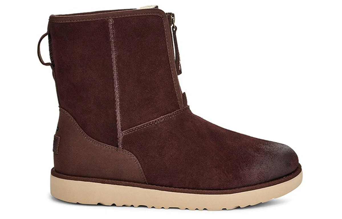UGG Classic Short Front Zip Boot 'Stout Brown' 1106438-STT
