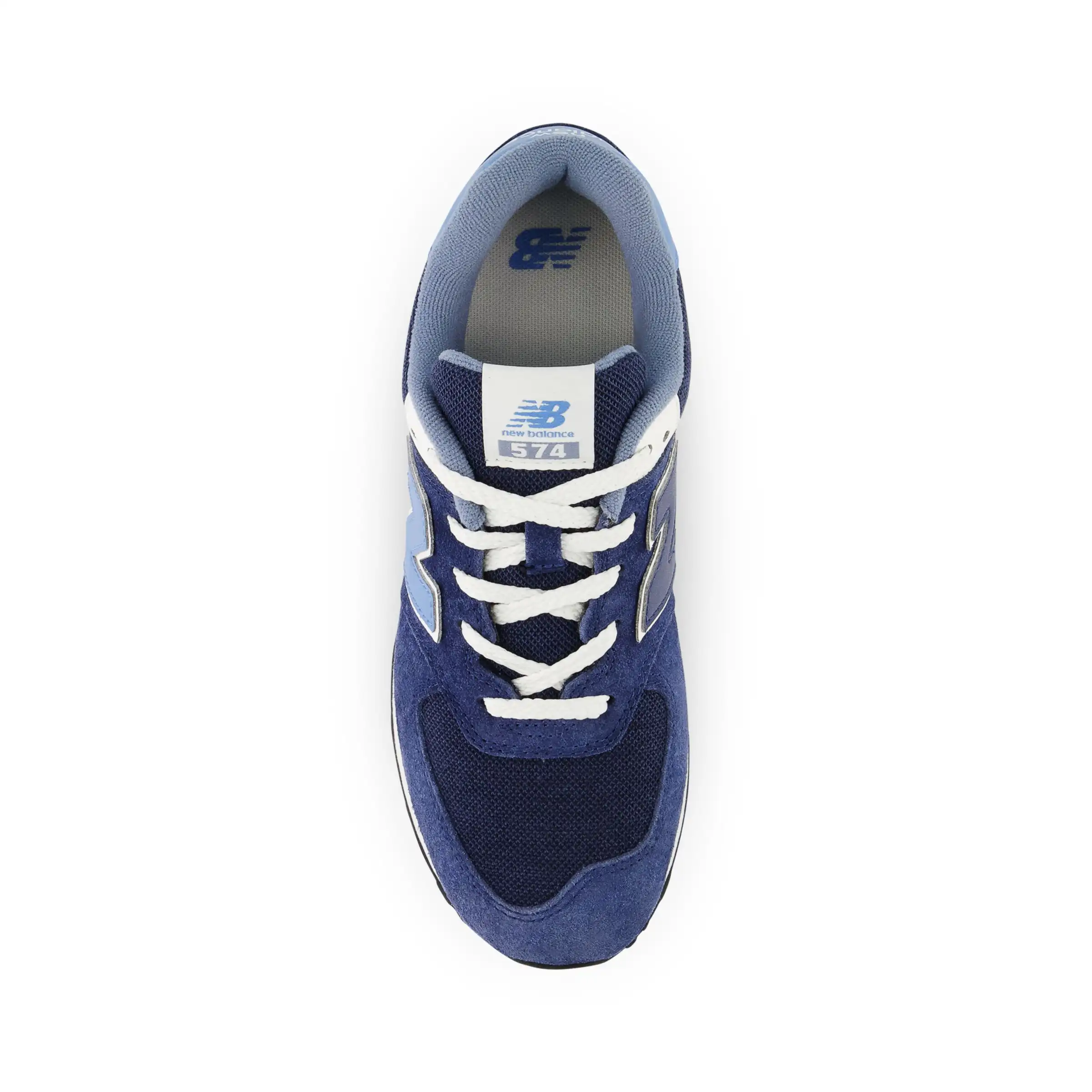 574 - NB Navy with Heritage Blue