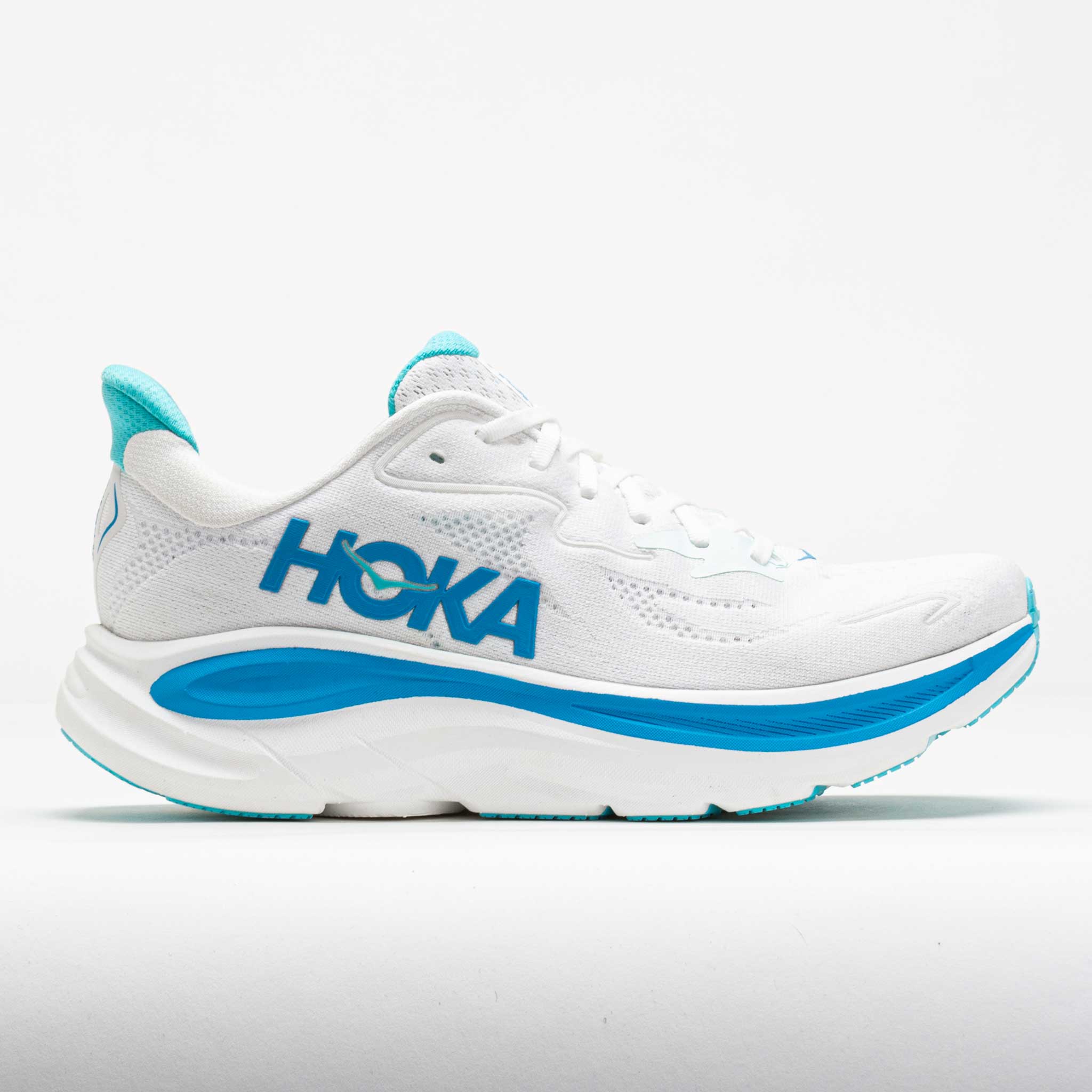 HOKA Clifton 10 Men's White/Skyward Blue