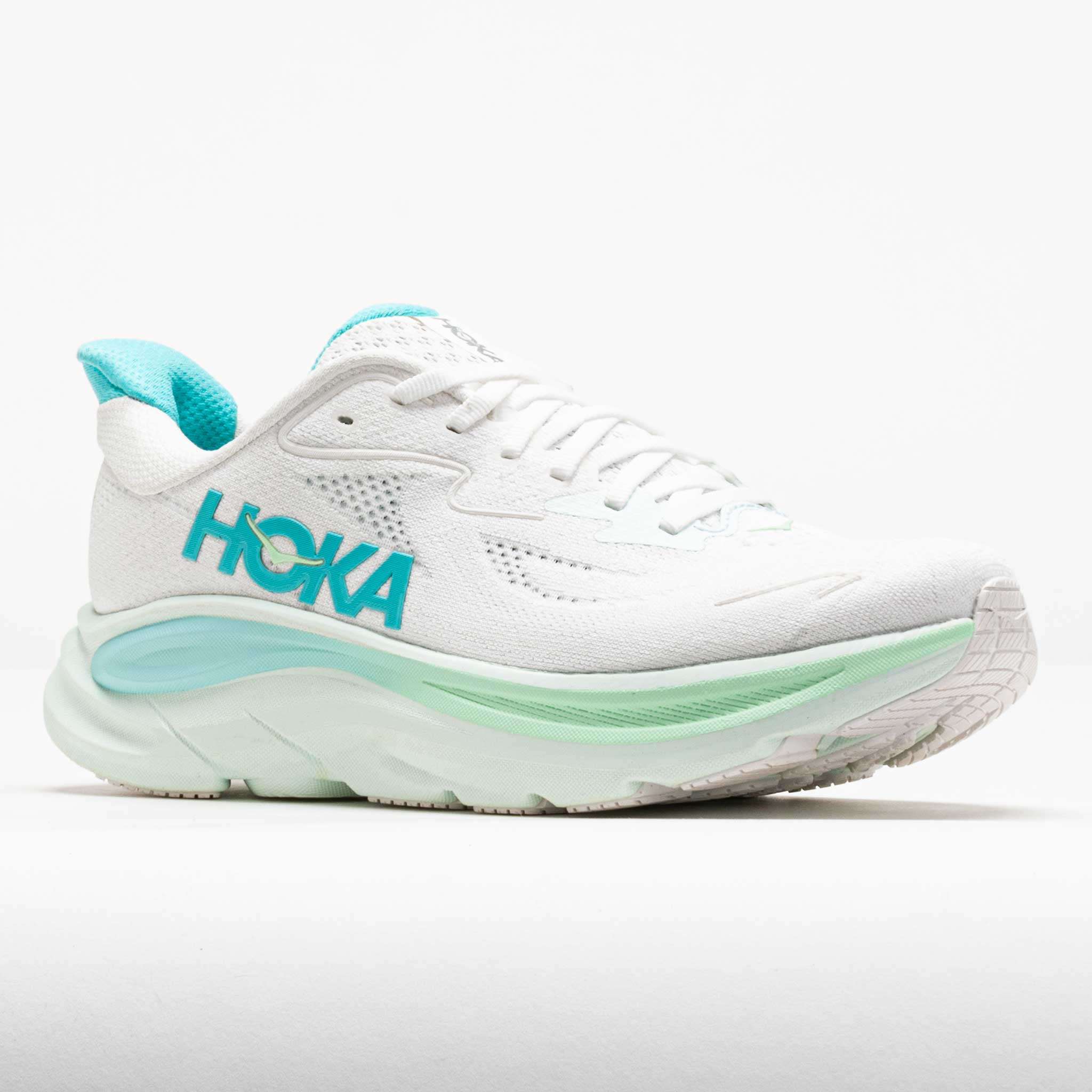 HOKA Clifton 10 Women's White/Cielo Blue