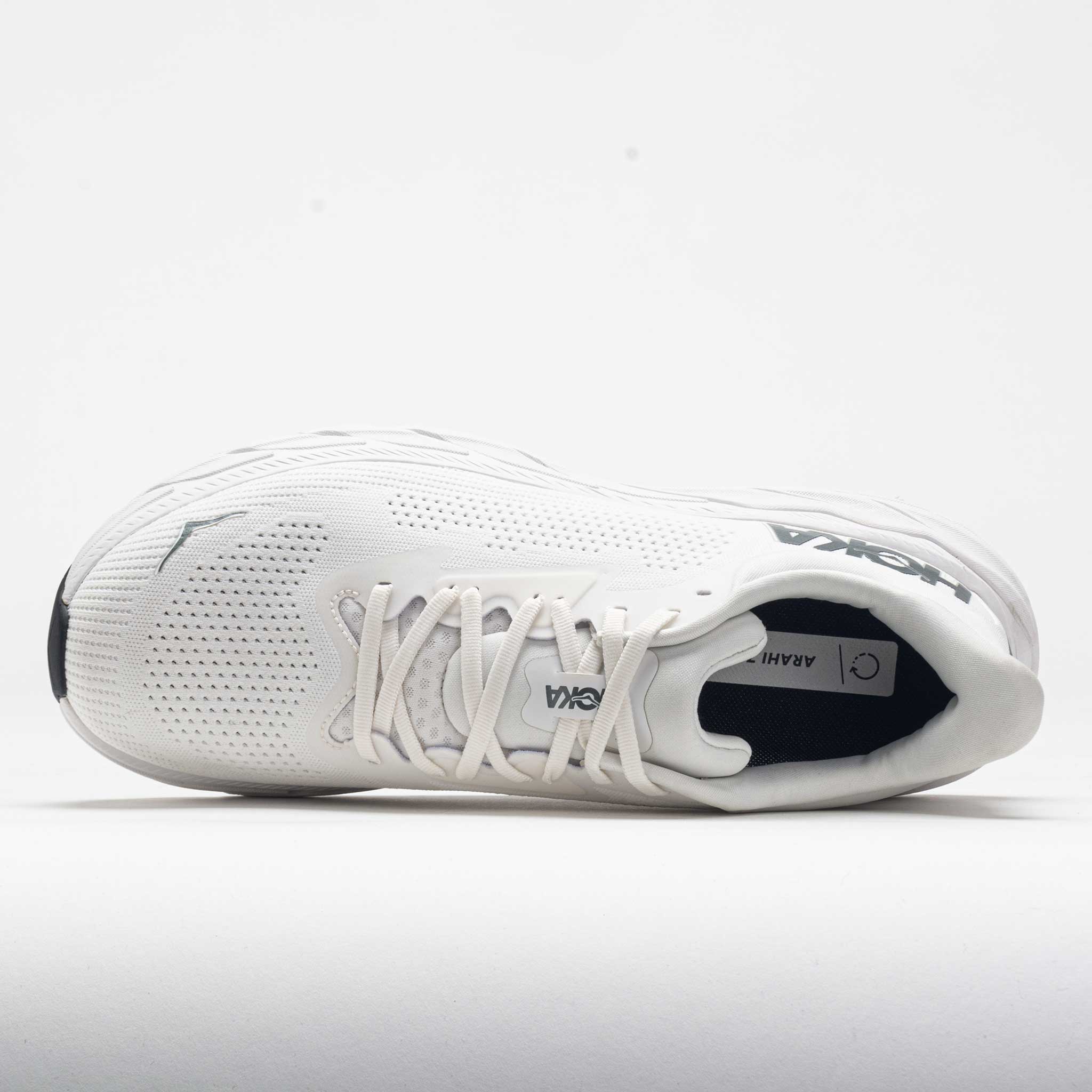 HOKA Arahi 7 Men's Blanc de Blanc/Steel Wool