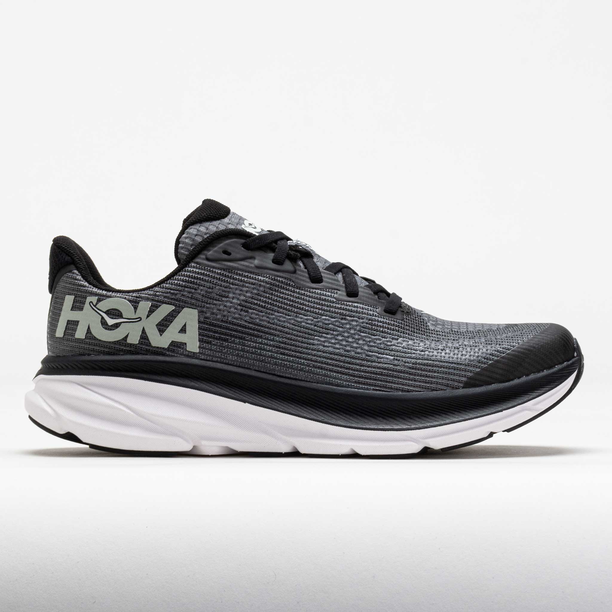HOKA Clifton 9 Junior Black/White