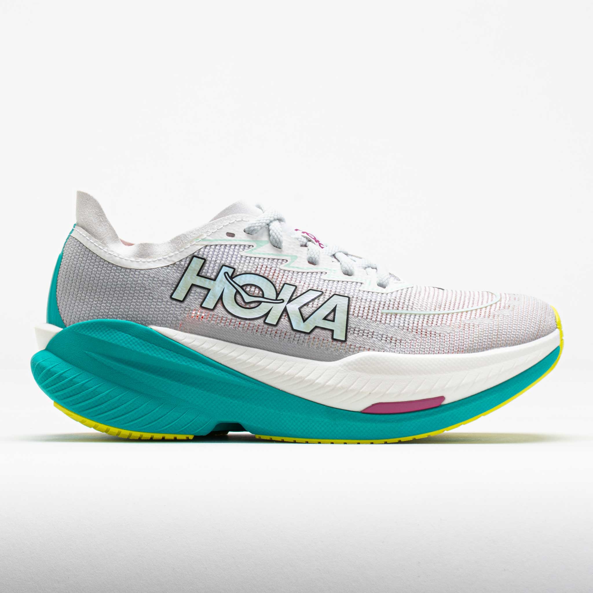 HOKA Mach X 2 Women's Frost/Electric Aqua