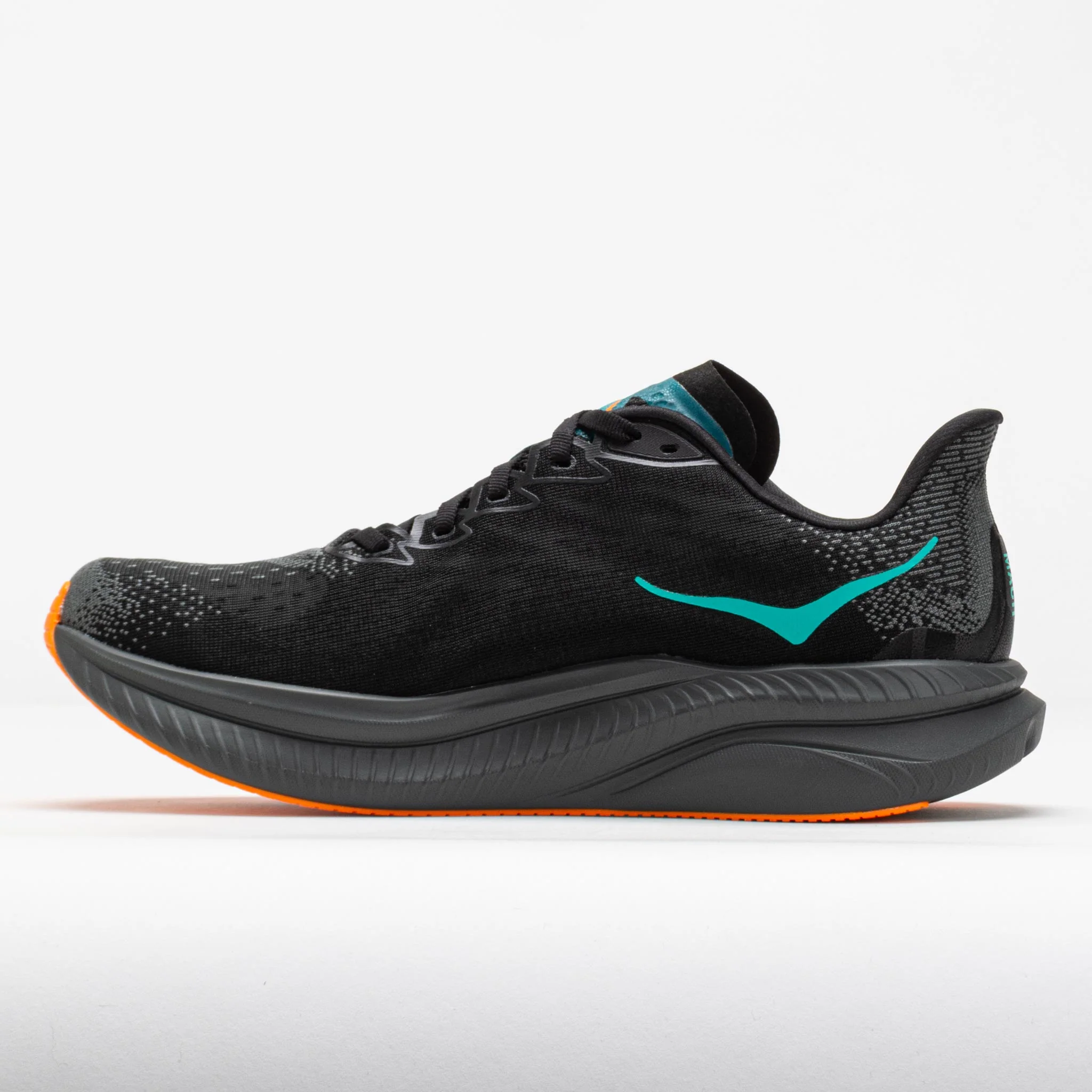 HOKA Mach 6 Men's Black/Electric Tangerine